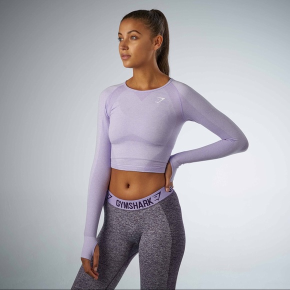 Gymshark Tops - Gymshark Vital Seamless Long Sleeve Crop Top